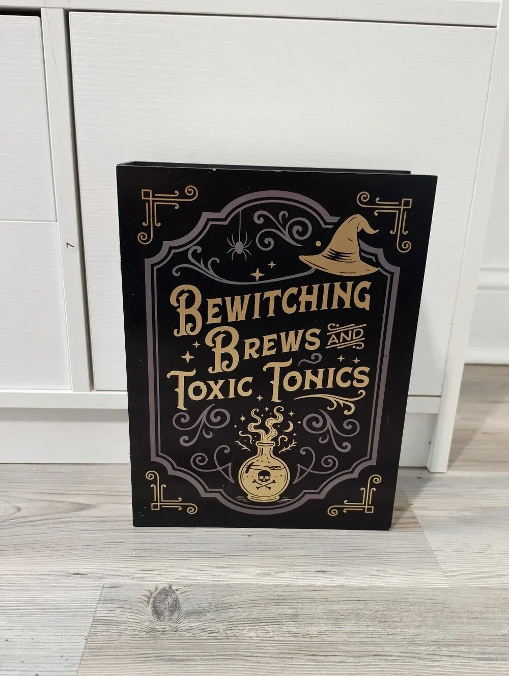 Target Bullseye Playground Halloween 2026 Wood Book Decor - Witching Brews
